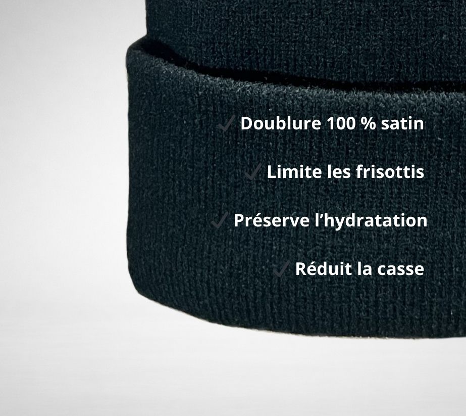 Bonnet doublé de satin