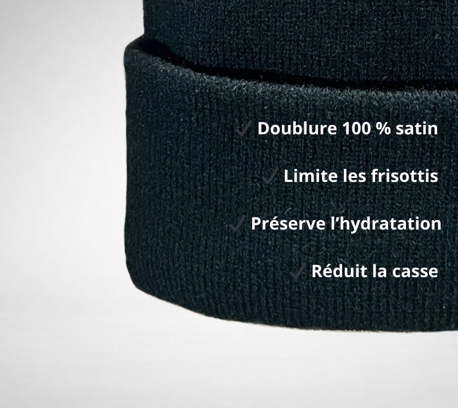 Bonnet doublé de satin